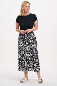 Sugarhill Brighton Krista Skirt Monochrome Folk