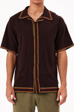 Load image into Gallery viewer, Rolla&#39;s Dash Knit Bowler Shirt Brown
