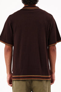 Rolla's Dash Knit Bowler Shirt Brown