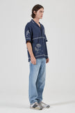 Rollas Its Sunny Bowler Shirt Indigo