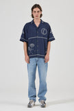 Rollas Its Sunny Bowler Shirt Indigo