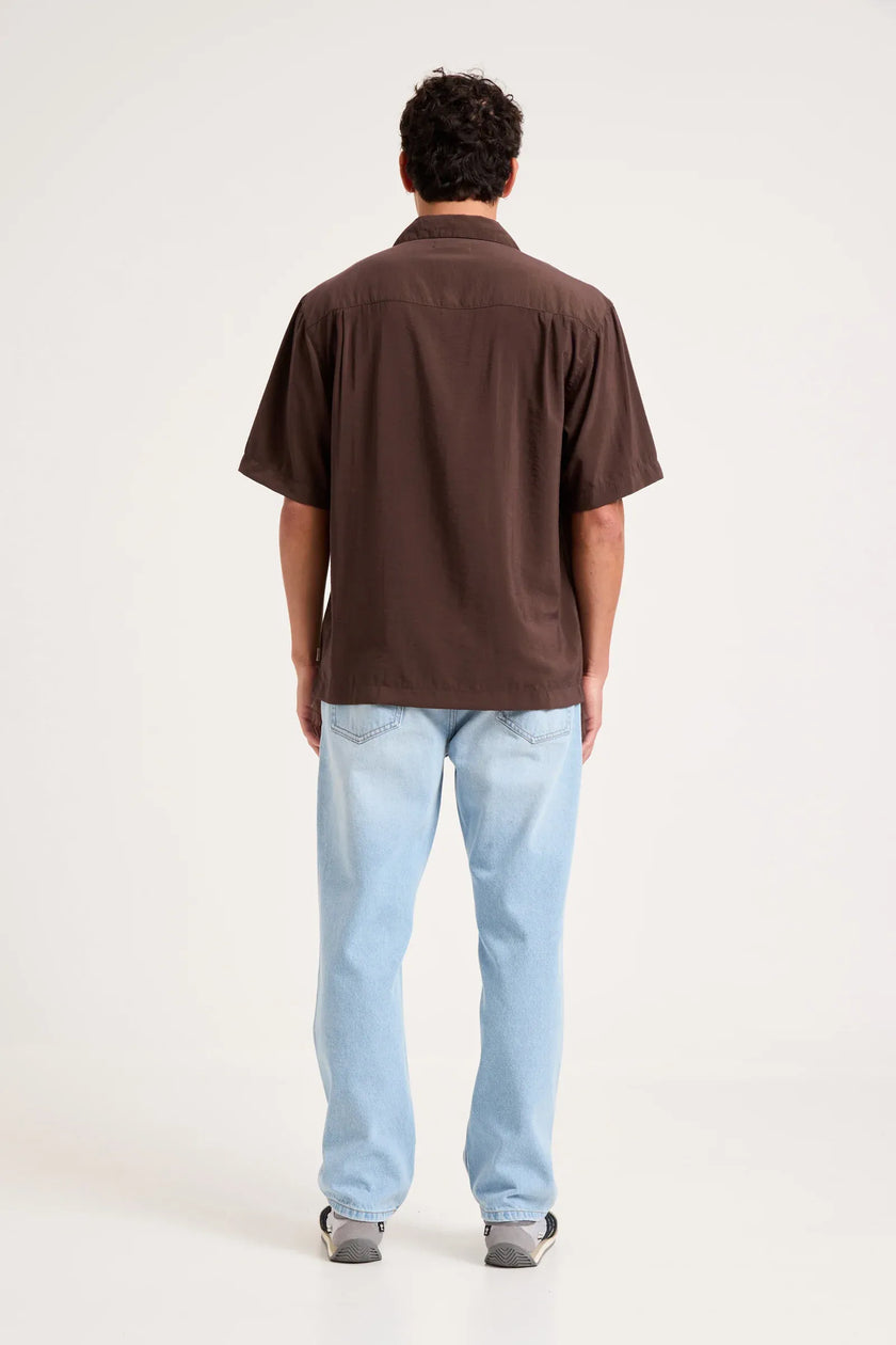 Rollas Night Garden Bowler Shirt Chestnut