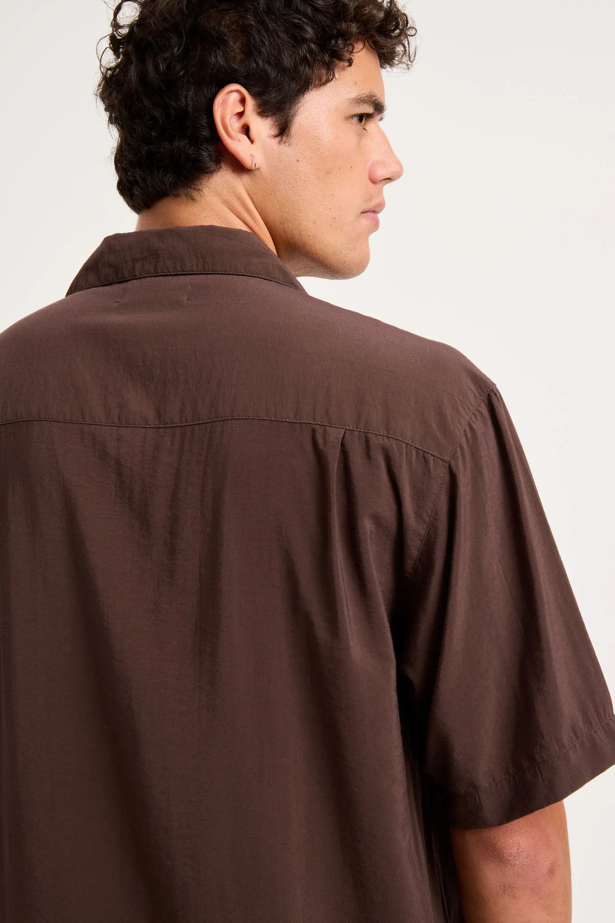 Rollas Night Garden Bowler Shirt Chestnut
