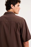 Rollas Night Garden Bowler Shirt Chestnut