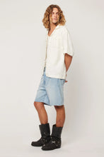 Load image into Gallery viewer, Rollas Wisteria Bowler Shirt Coconut
