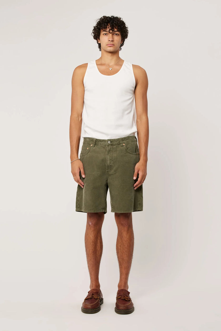 Rollas Ezy Cord Shorts Olive