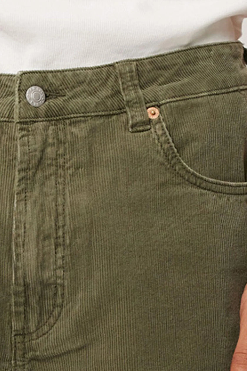 Rollas Ezy Cord Shorts Olive