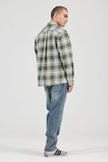 Rollas Campus Heavy Check LS Shirt Olive