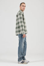 Load image into Gallery viewer, Rollas Campus Heavy Check LS Shirt Olive
