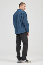 Load image into Gallery viewer, Rollas Campus Chunky Cord LS Shirt Washed Blue
