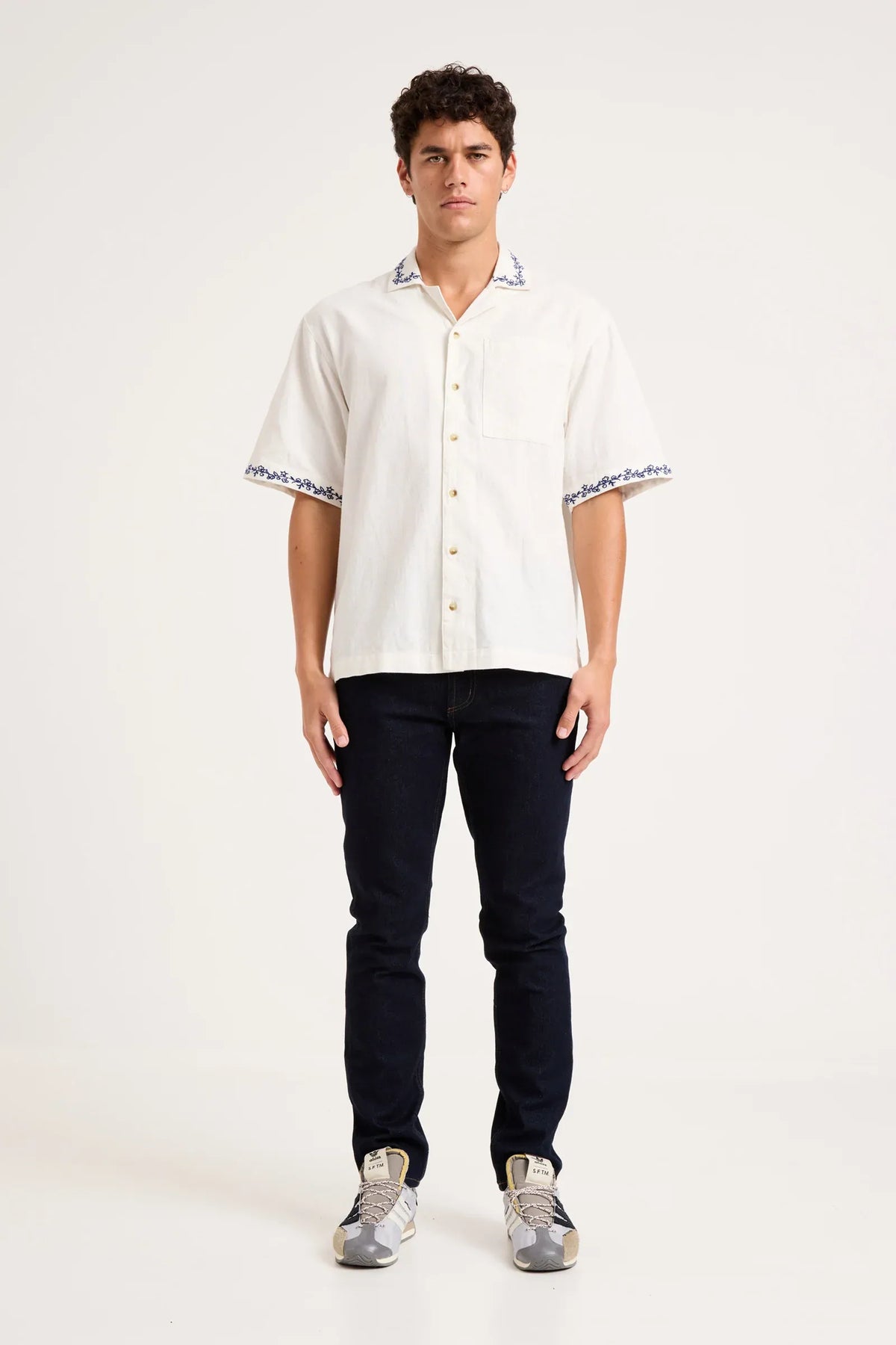 Rollas Island SS Shirt White