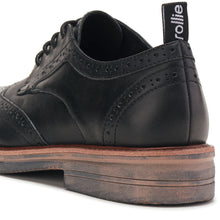 Load image into Gallery viewer, Rollie Brogue Rise Vintage Black
