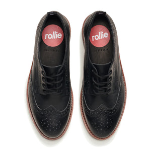 Rollie Brogue Rise Vintage Black