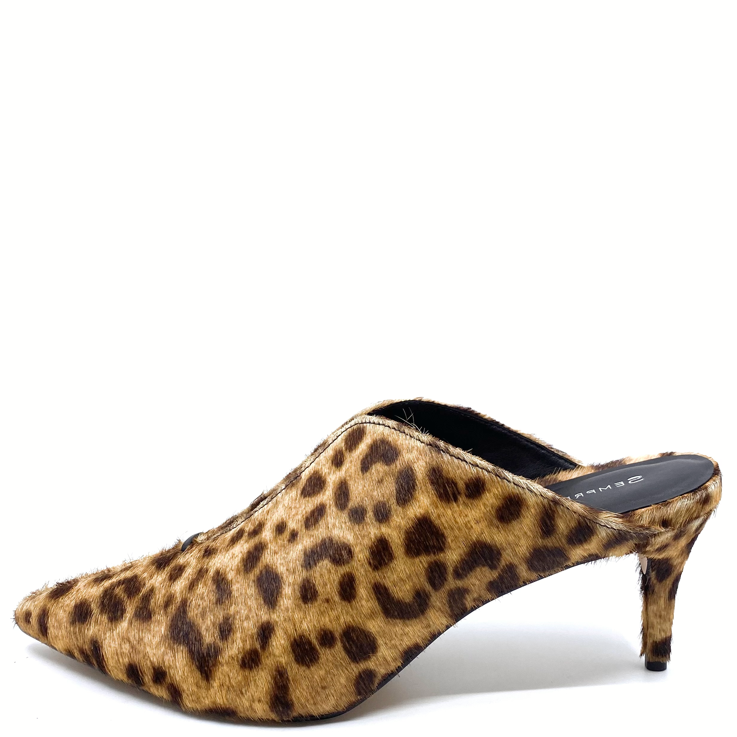 Sempre Di Josie Camel/Tan Leopard Pony Leather