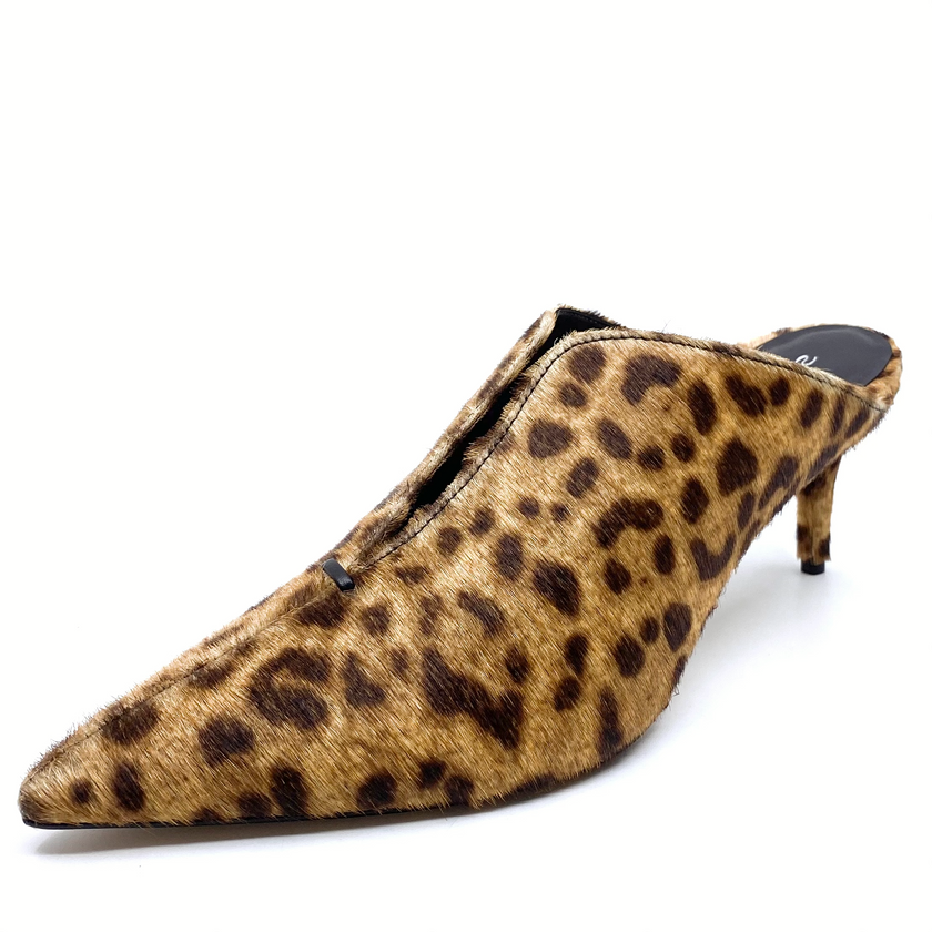 Sempre Di Josie Camel/Tan Leopard Pony Leather