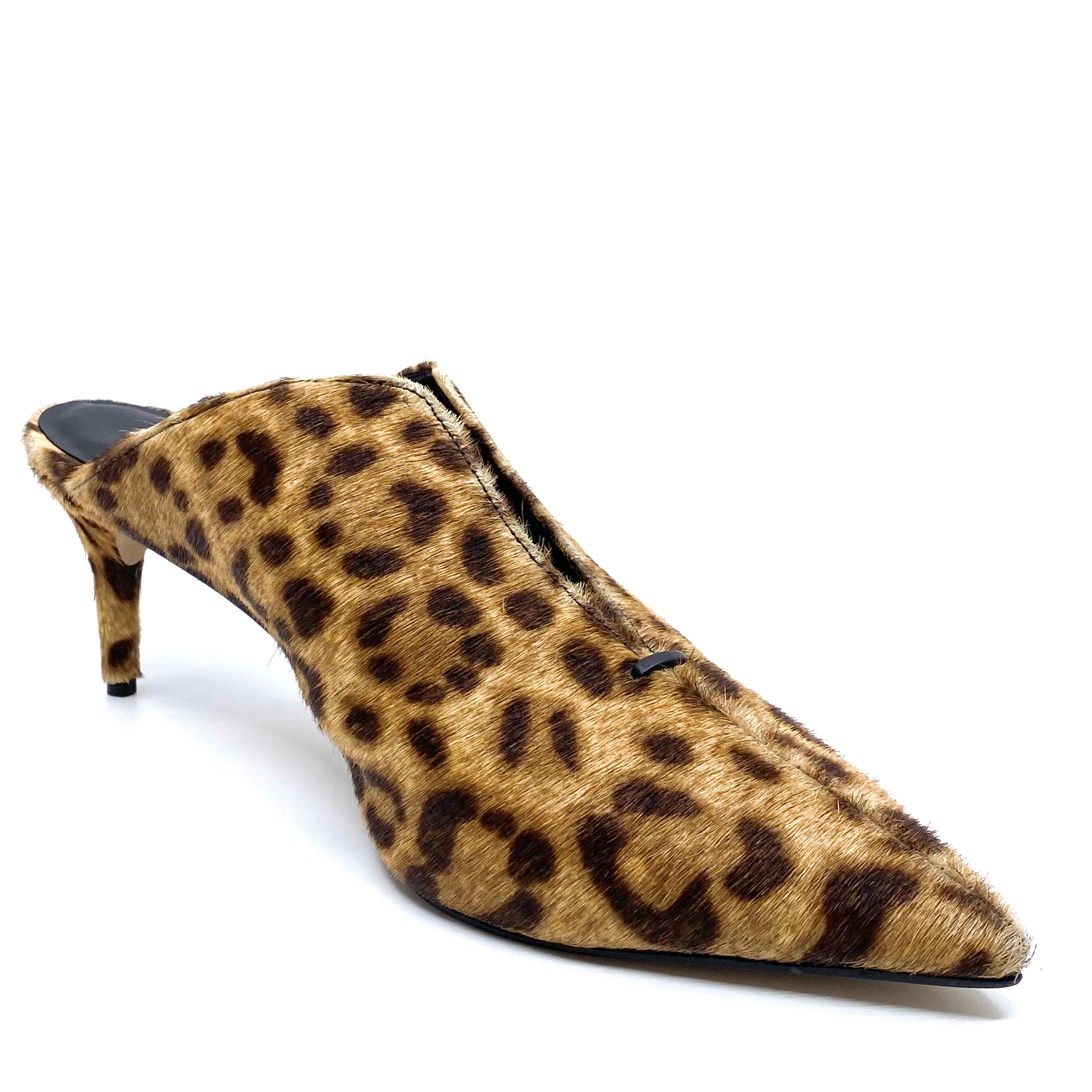 Sempre Di Josie Camel/Tan Leopard Pony Leather