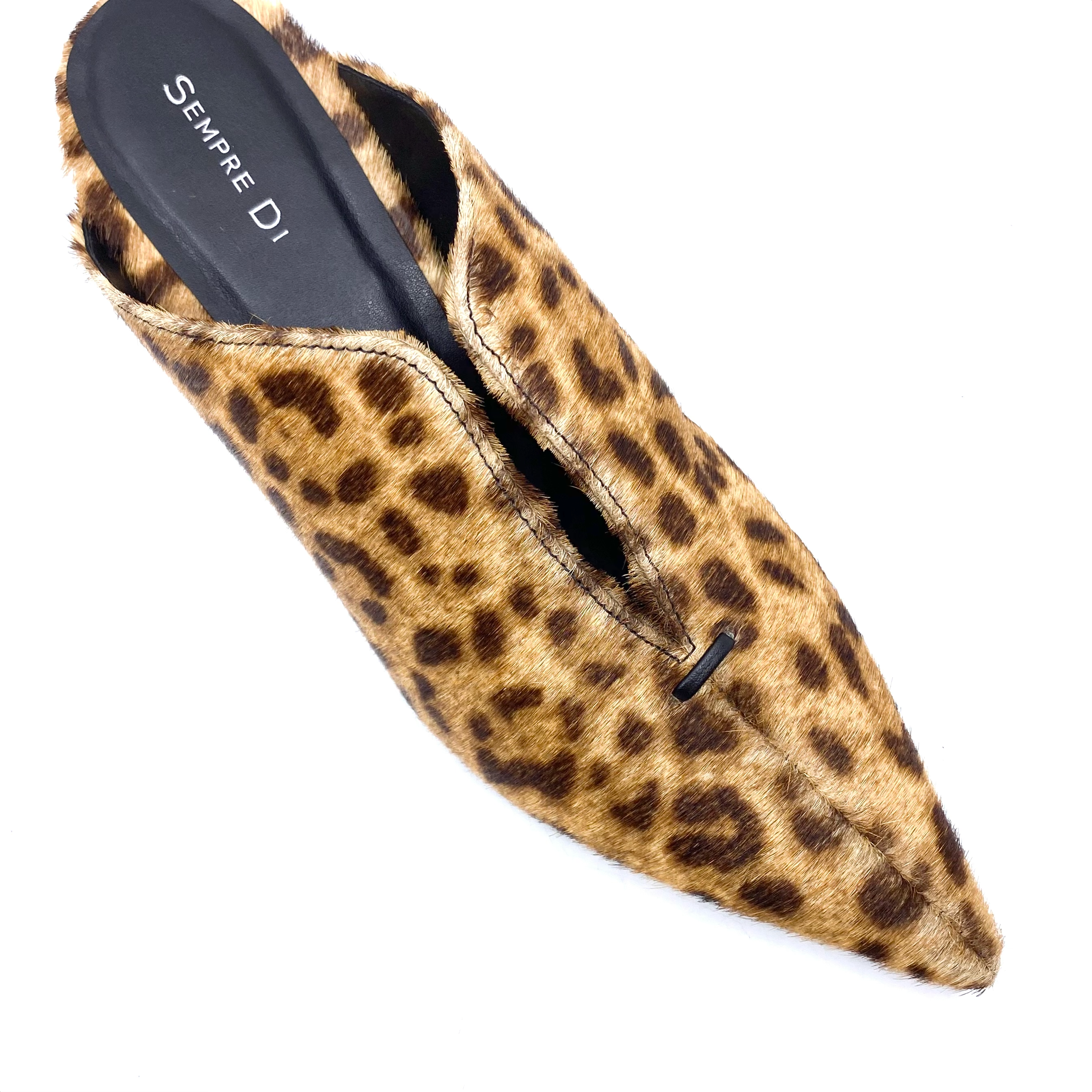 Sempre Di Josie Camel/Tan Leopard Pony Leather