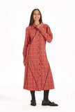 Komodo Serina Dress Red Check