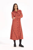 Komodo Serina Dress Red Check