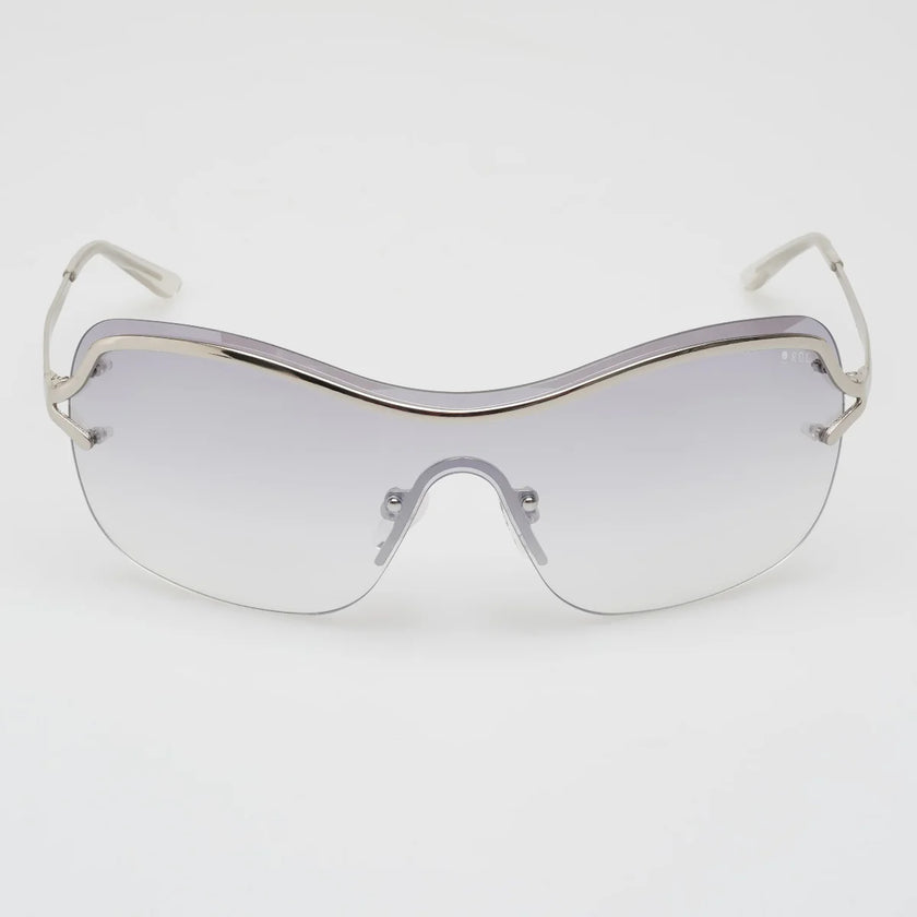 ROC Eyewear Oneness Sunglasses Silver Clear Mirror