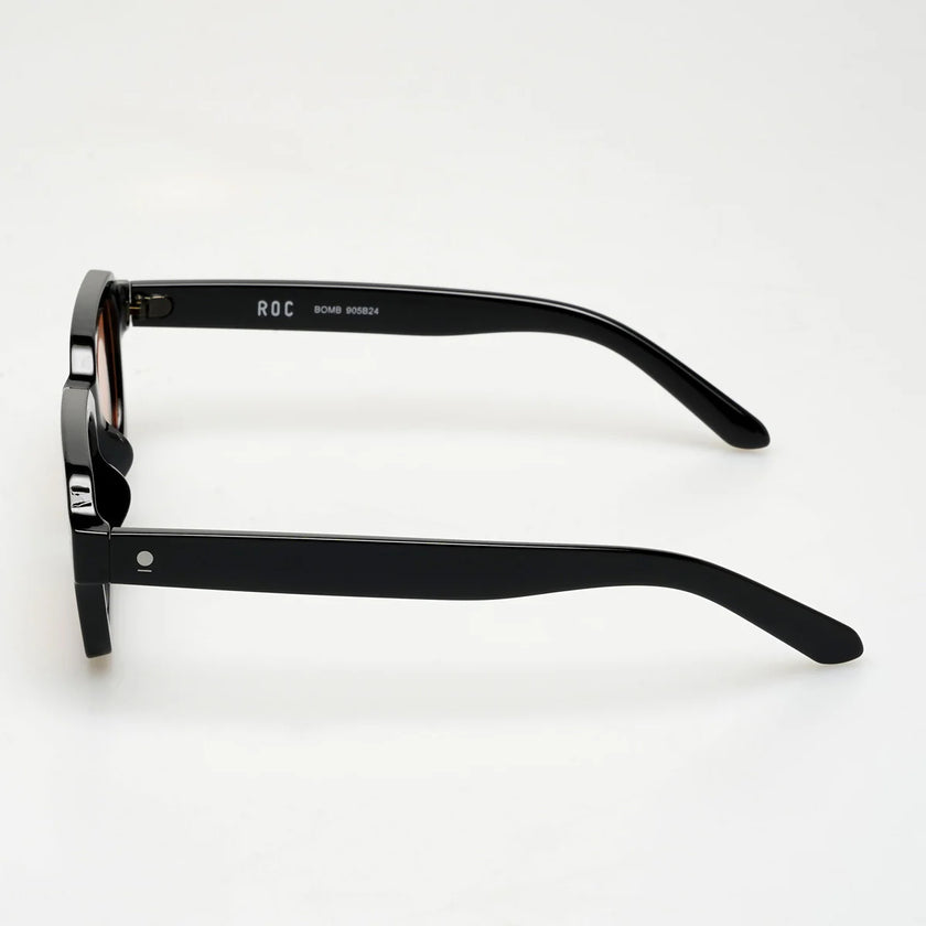 ROC Eyewear Bomb Sunglasses Black Cinnamon