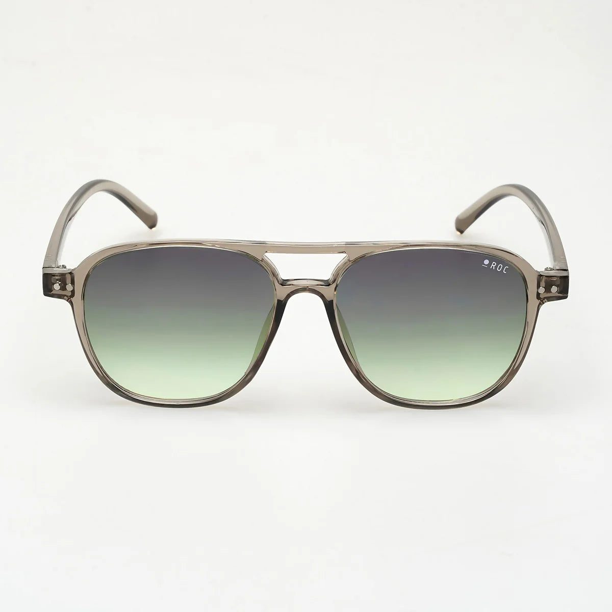 ROC Eyewear Dank Sunglasses Smokey Grey Gradient Green