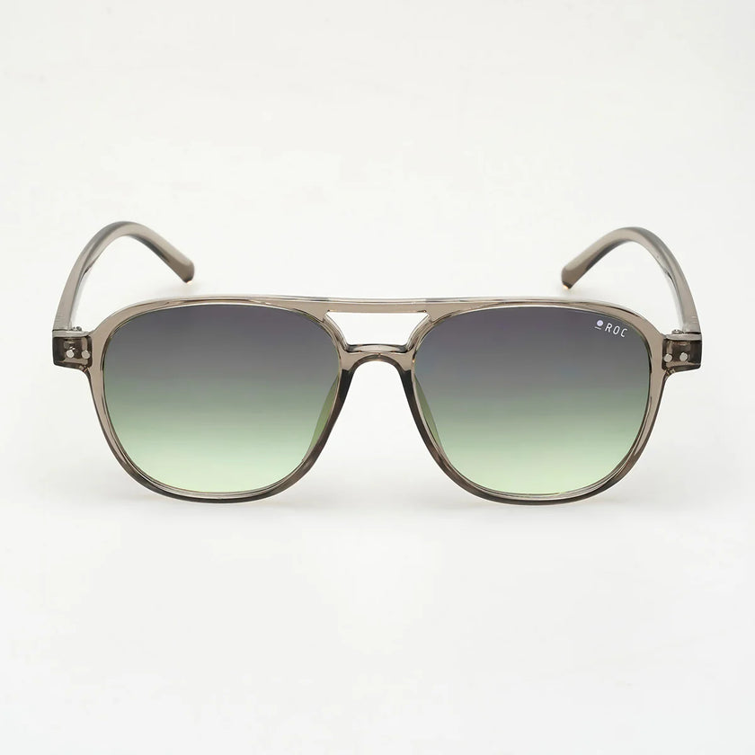 ROC Eyewear Dank Sunglasses Smokey Grey Gradient Green