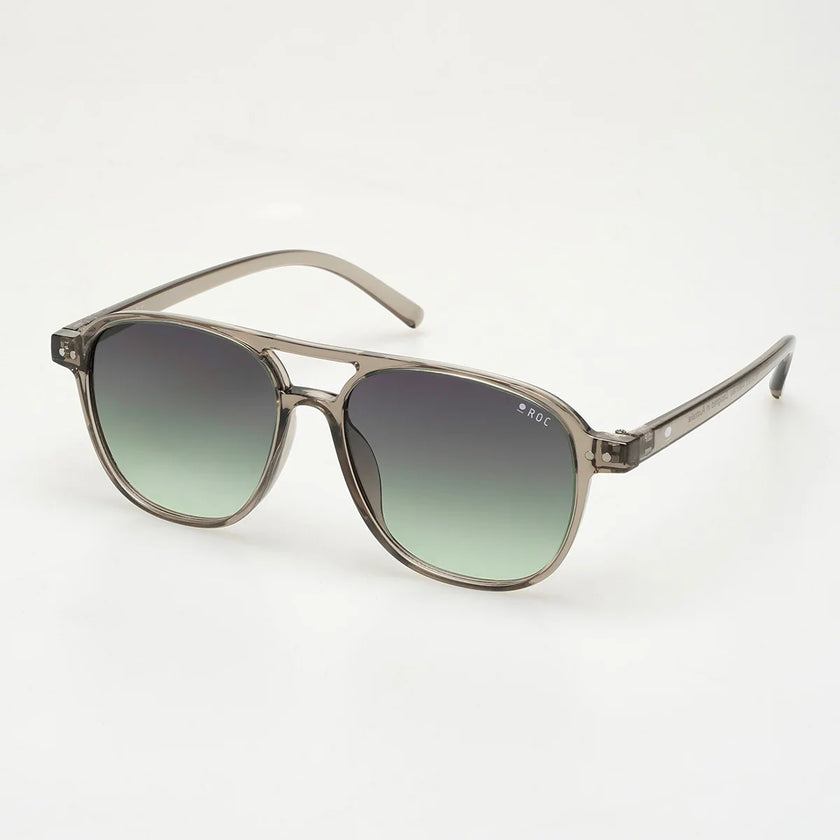 ROC Eyewear Dank Sunglasses Smokey Grey Gradient Green