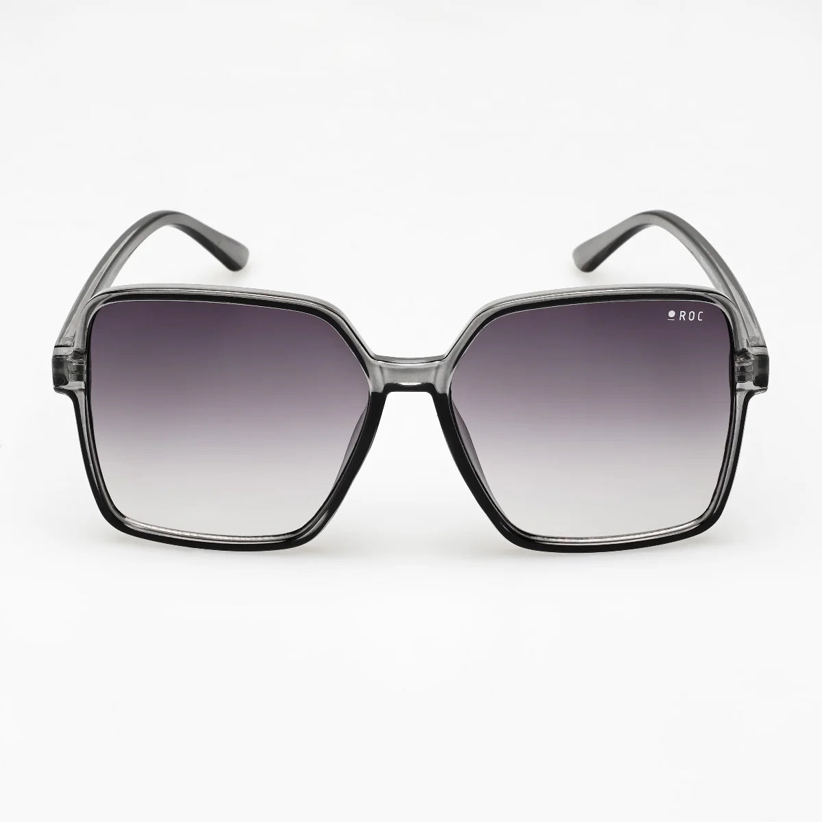 ROC Eyewear Being Yours Sunglasses Crystal Grey Gradient Smoke
