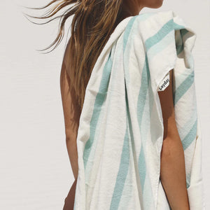 Layday Shallows Sky Single Beach Towel