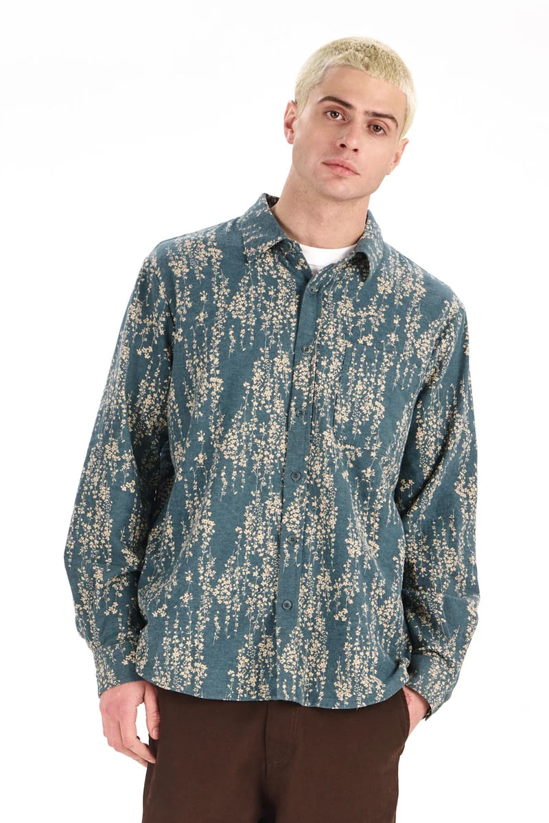 Komodo Spectre Shirt Blue Floral