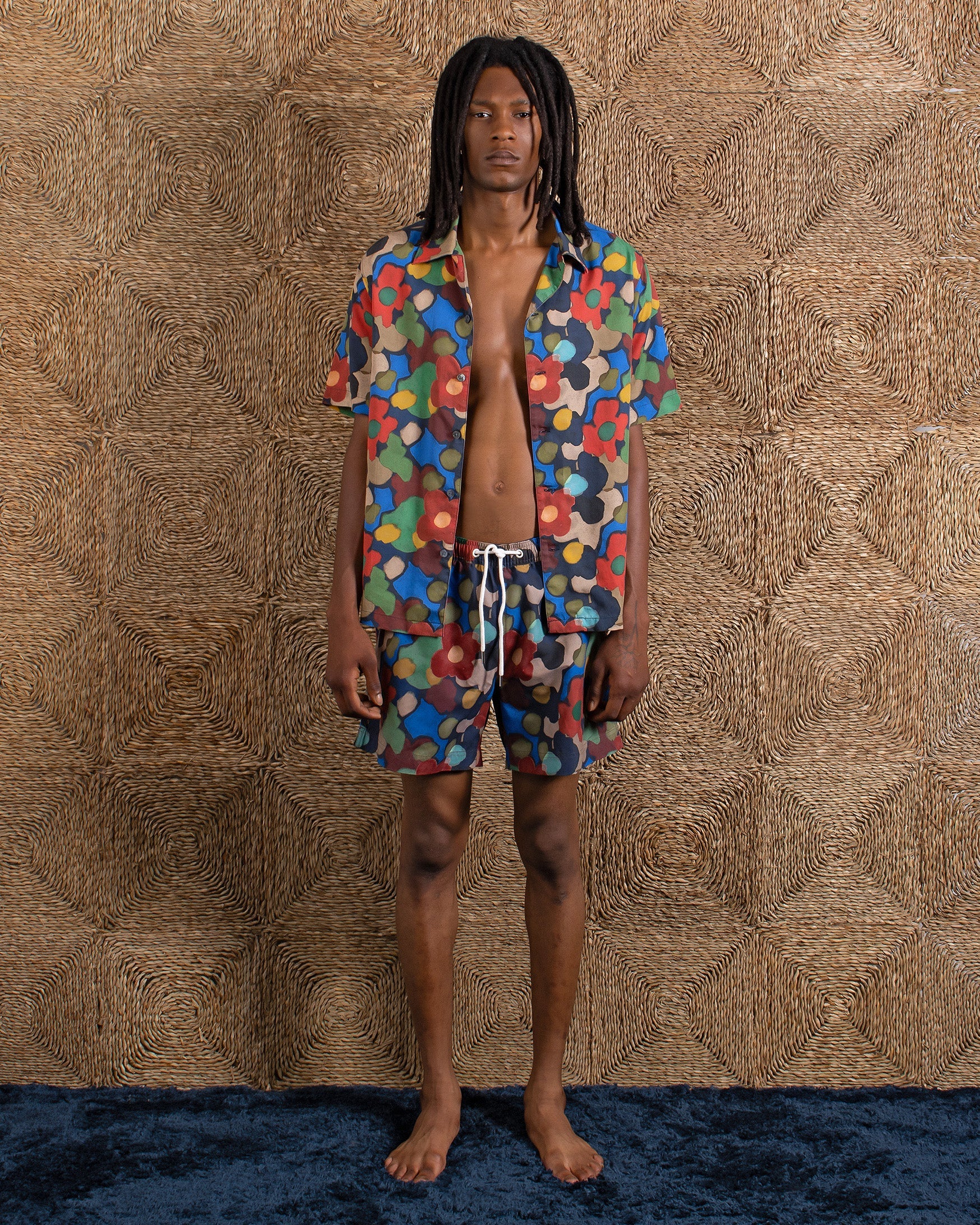 Far Afield Printed Swim Shorts Yami Floral Red Multi