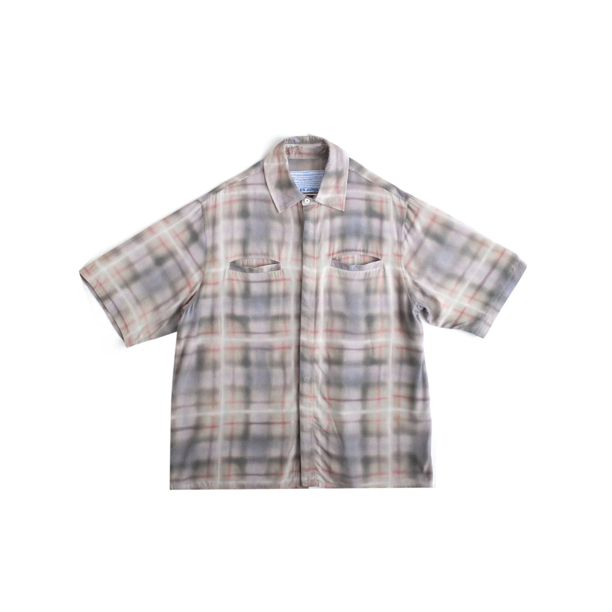 Jungles Jungles Airbrush Plaid Button Up