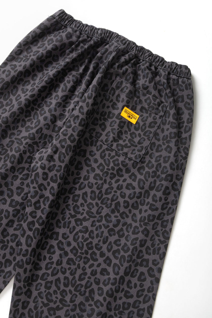 Service Works Patterned Easy Chef Pants Black Lepoard