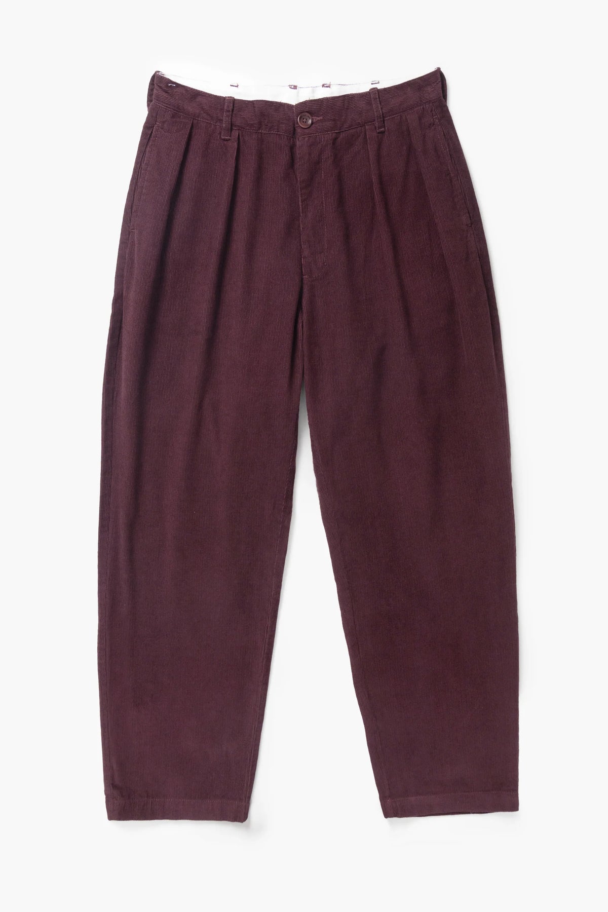 Service Works Fine Cord Part Timer Pants Burgundy