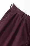 Service Works Fine Cord Part Timer Pants Burgundy