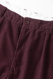 Service Works Fine Cord Part Timer Pants Burgundy