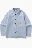 Service Works House Gingham FOH Jacket Blue