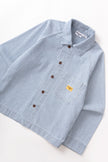 Service Works House Gingham FOH Jacket Blue