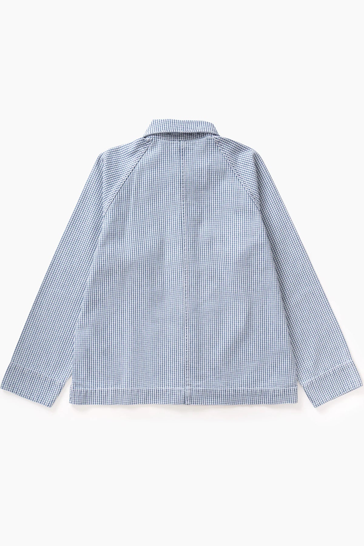 Service Works House Gingham FOH Jacket Blue
