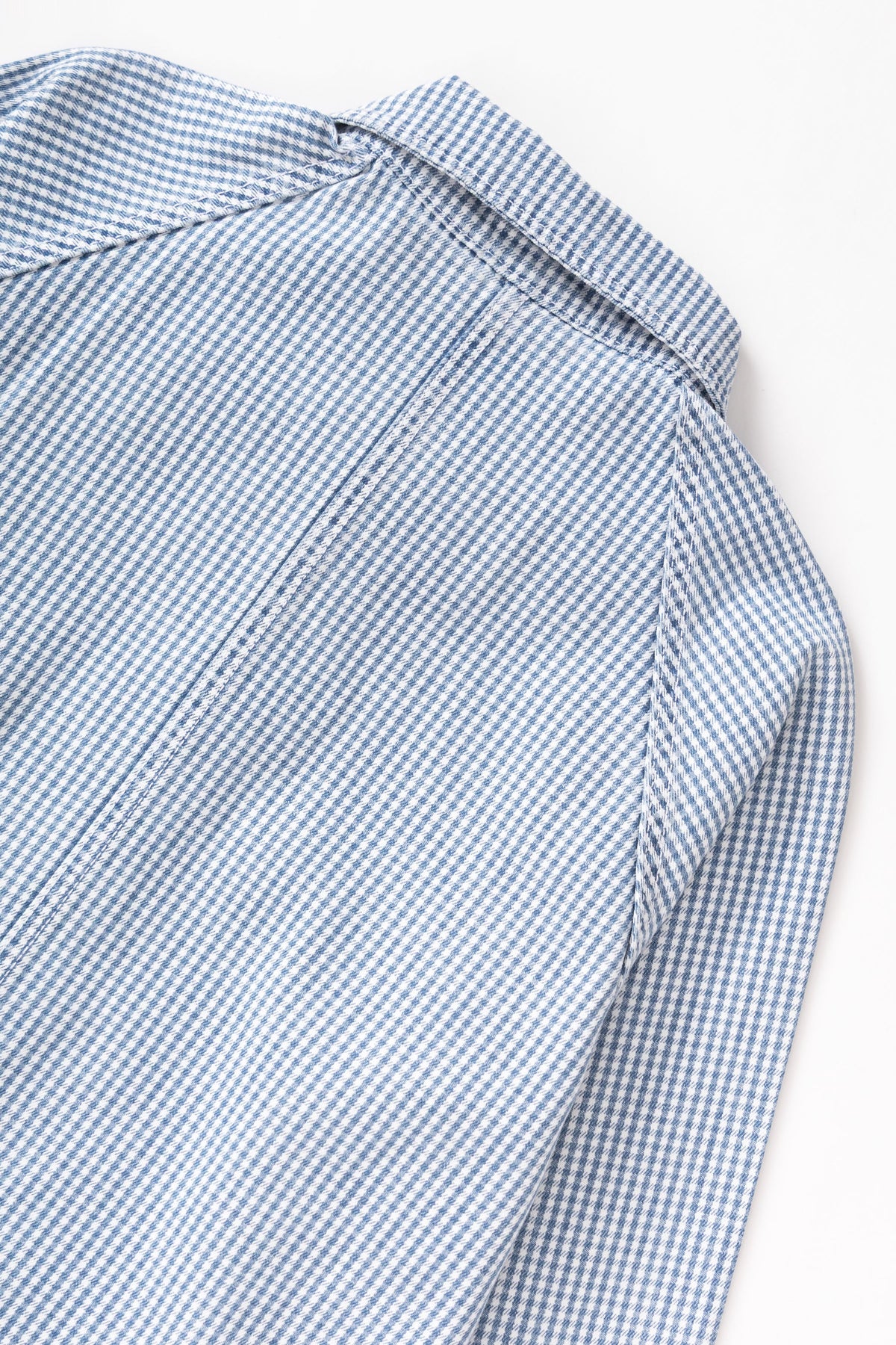 Service Works House Gingham FOH Jacket Blue