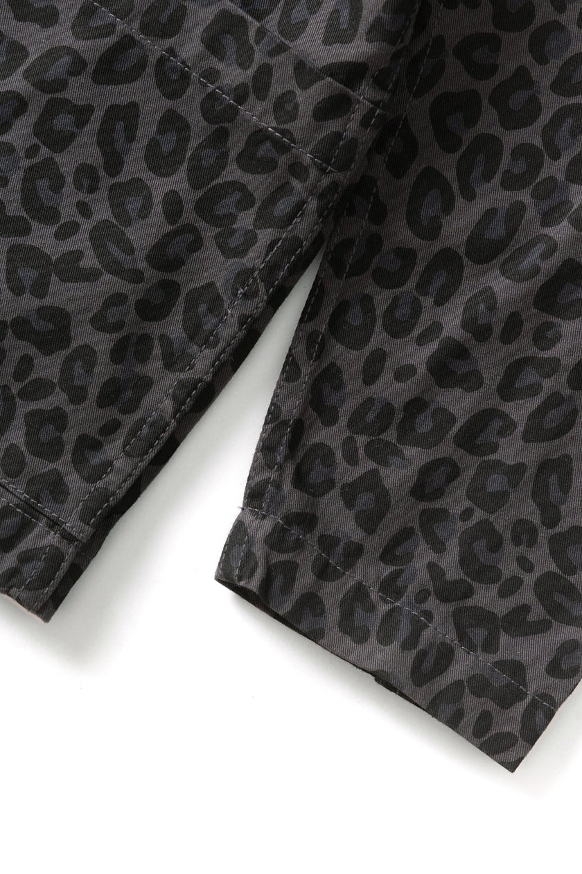 Service Works Patterned Easy Chef Shirt Black Leopard