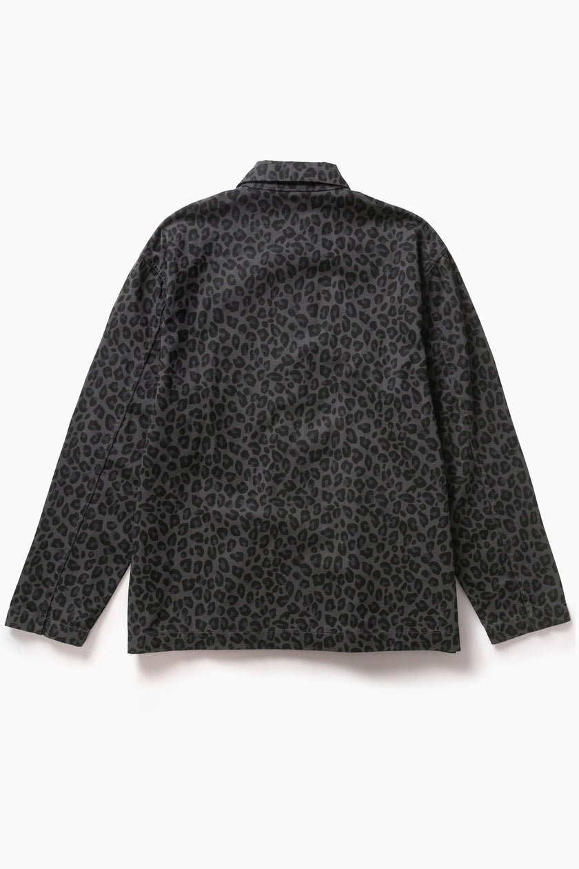 Service Works Patterned Easy Chef Shirt Black Leopard
