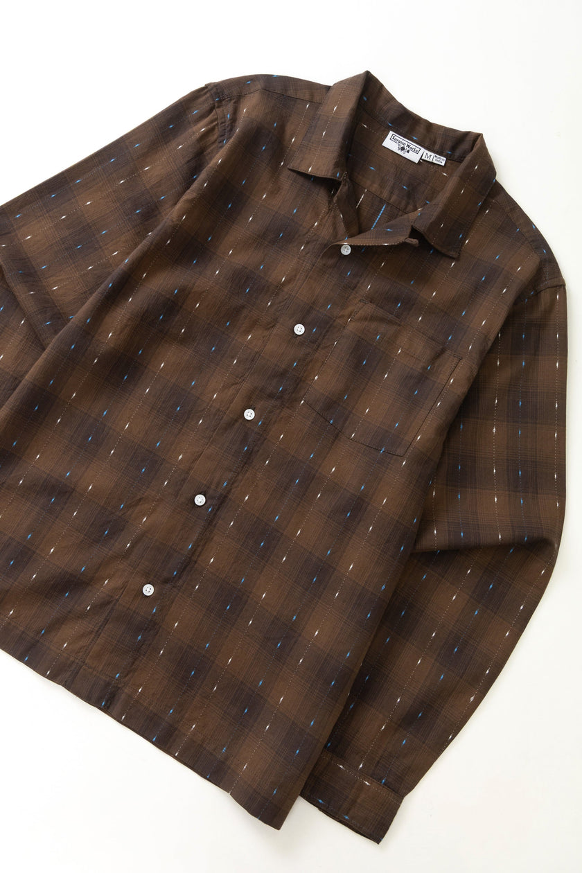 Service Works Drag Stitch Resort Shirt Brown