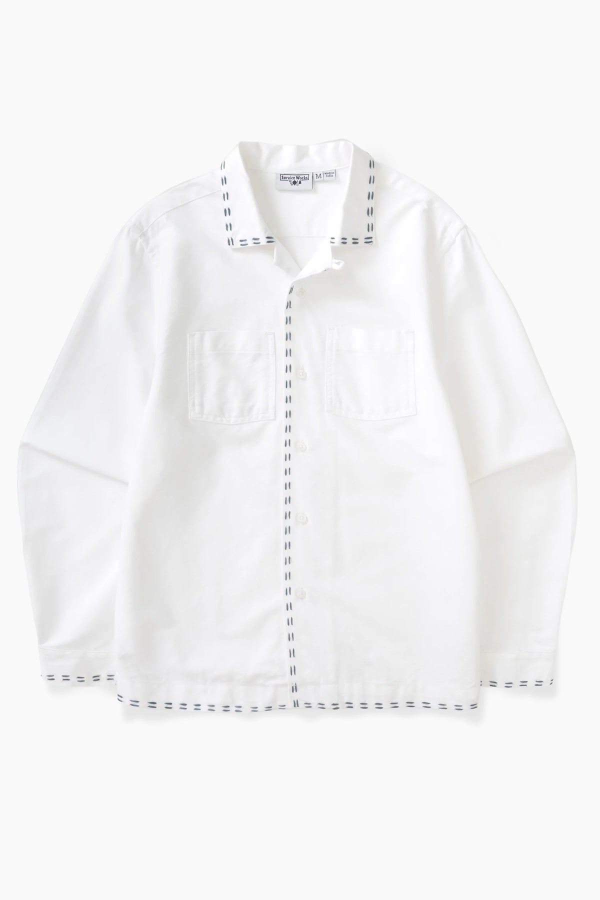 Service Works Trace Resort Shirt White