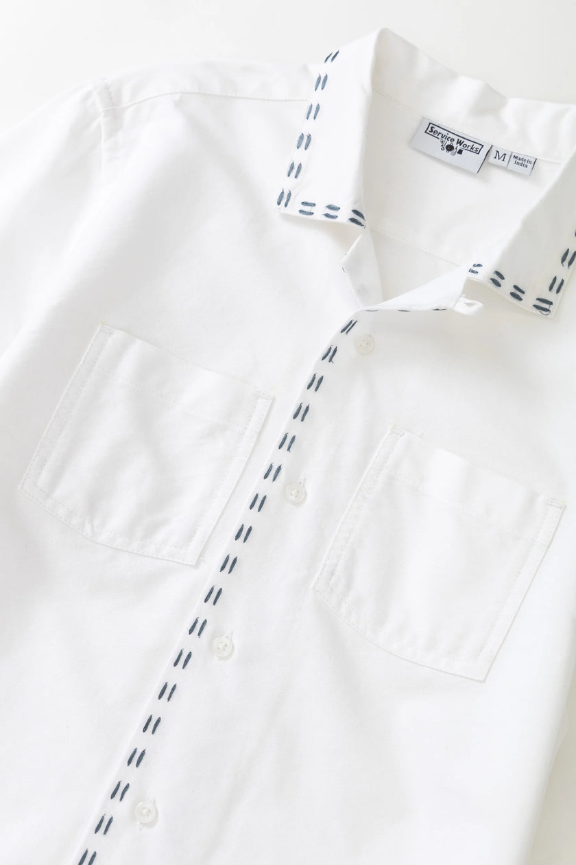 Service Works Trace Resort Shirt White