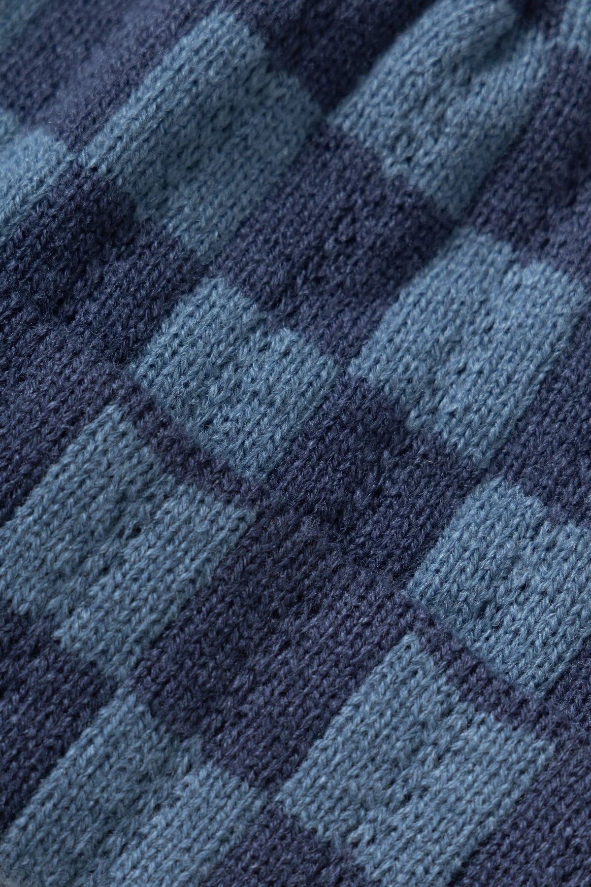 Service Works Chunky Check Beanie Navy