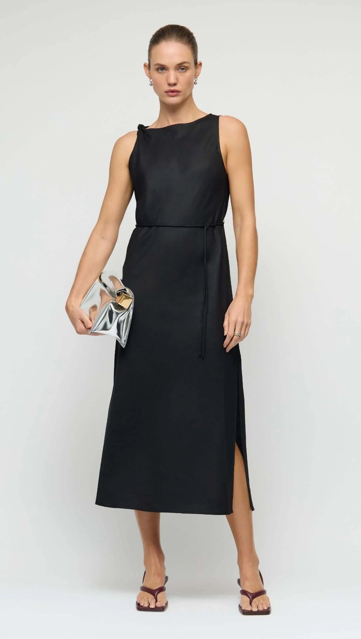Staple The Label Sabine Midi Dress Black