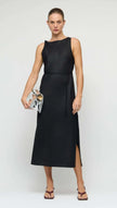 Staple The Label Sabine Midi Dress Black