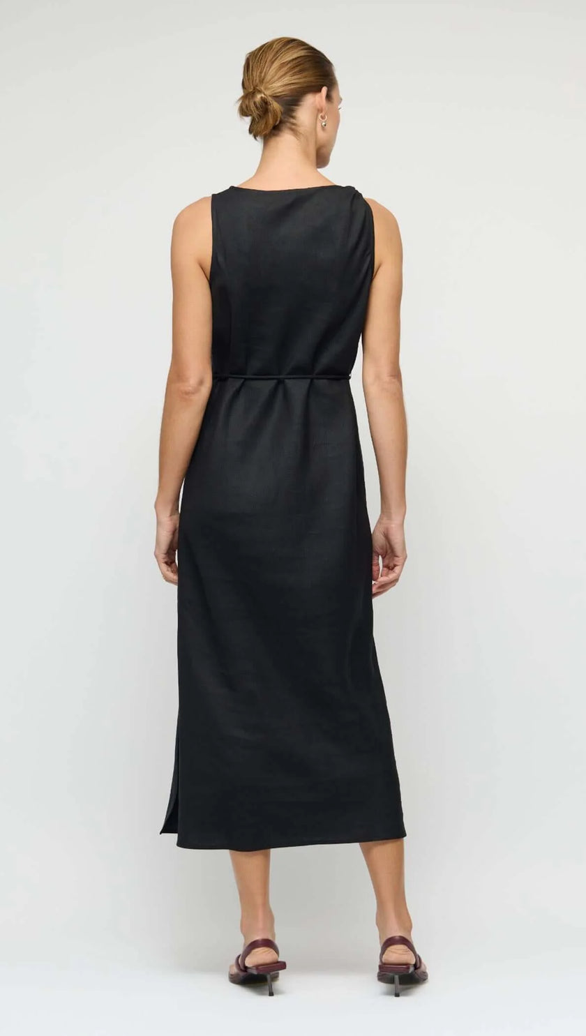 Staple The Label Sabine Midi Dress Black